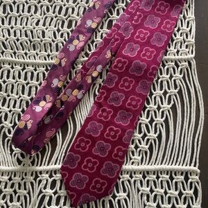 Robert Graham Pink Floral Tie